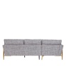 Ercol Forli Left Hand Facing Corner Chaise Sofa - Back View