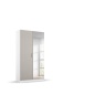 Stuttgart Alpine White/Soft Grey 197cm Height 2 Door Wardrobe