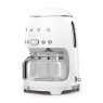 Smeg DCF02WHUK Coffee Machine - White Angle