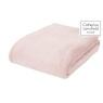 Catherine Lansfield Raschel Velvet Touch Throw Blush