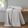 Catherine Lansfield Raschel Velvet Touch Throw Silver
