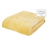 Catherine Lansfield Raschel Velvet Touch Throw Ochre