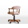 Wood Bros Old Charm Captains Chair (Moon H/Tweed Fabric) (Oc3032)