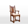 Wood Bros Old Charm Carver Chair Leather (Oc2287)