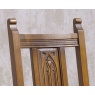 Wood Bros Old Charm Dining Chair Leather (Oc2286)