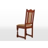 Wood Bros Old Charm Dining Chair - Moon/Herringbone Tweed Fabric (Oc2067)