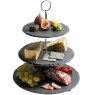 Artesa Three Tier Slate Serving Stand