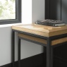 Vancouver Rustic Oak Nest Of Tables - Lifestyle
