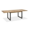 Vancouver Rustic Oak 6-10 Dining Table - Extended