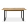 Vancouver Rustic Oak 4-6 Dining Table - closed