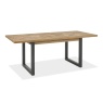 Vancouver Rustic Oak 4-6 Dining Table - Extended