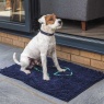 Zoon Noodly Moisture Mat - Navy with dog
