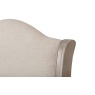 Julian Bowen Camille Bed Frame - Oatmeal Linen Detail