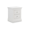 Julian Bowen Clermont 2 Drawer Bedside Table Cutout Front