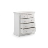 Julian Bowen Clermont 3+2 Drawer Bedside Chest Open