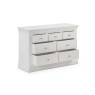 Julian Bowen Clermont 4+3 Drawer Bedside Chest open