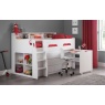 Julian Bowen Jupiter Midsleeper Bed White