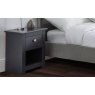 Julian Bowen Radley Bedside Table Anthracite