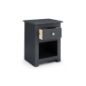 Julian Bowen Radley Bedside Table Anthracite Open