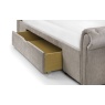 Julian Bowen Ravello Fabric Storage Bed With Drawers close up
