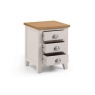 Julian Bowen Richmond 3 Drawer Bedside Table Open