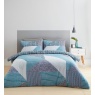 Catherine Lansfield Larsson Geo Teal Duvet Set