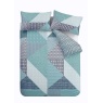 Catherine Lansfield Larsson Geo Teal Duvet Set