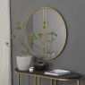 Calgary Mirror Satin Brass