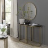 Calgary Console Table Peppercorn Ash