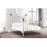 Victoria Bed Stone White 135cm