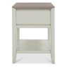 Brampton Grey Lamp Table With Drawer