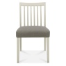 Brampton Grey Low Slat Back Fabric Chair (Pair)