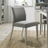 Brampton Grey Upholstered Fabric Chair (Pair)