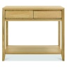 brampton oak console table with draw