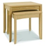 Brampton Oak Nest Of Lamp Tables