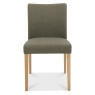 Brampton Oak Upholstered Black/Gold Fabric Chair (Pair)