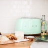 Smeg 2 Slice Toaster - Pastel Green