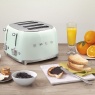 Smeg 4 Slice Toaster - Pastel Green