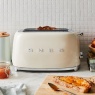 Smeg 4 Slice Toaster - Cream