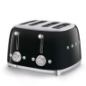 Smeg 4 Slice Toaster - Black