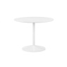 Julian Bowen Blanco Round White Pedestal Table BLA101