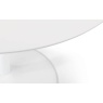 Julian Bowen Blanco Round White Pedestal Table BLA101