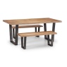 Julian Bowen Brooklyn Oak Dining Table BRO001