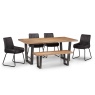 Julian Bowen Brooklyn Oak Dining Table BRO001