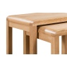 Julian Bowen Curve Oak Nest Of 2 Tables CUR304