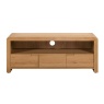 Julian Bowen Curve Oak TV Unit CUR306