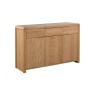 Julian Bowen Curve Oak Sideboard CUR307