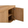 Julian Bowen Curve Oak Sideboard CUR307