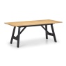 Julian Bowen Hockley Table Black/Oak HOC001