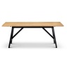 Julian Bowen Hockley Table Black/Oak HOC001